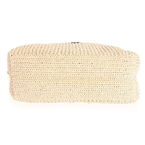 Prada Natural Raffia Logo Tote - Picture 3 of 7